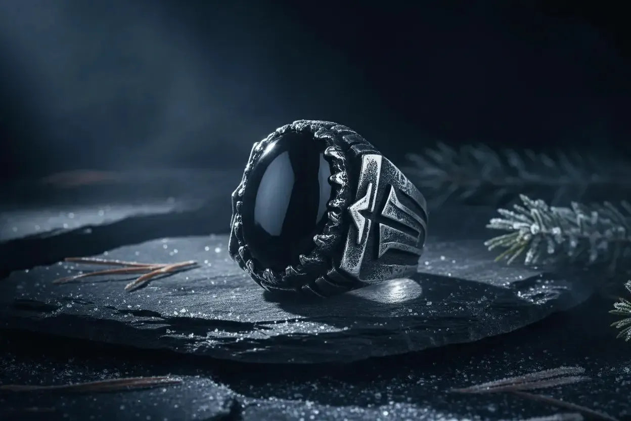 Onyx et Argent Oxydé : L'Esthétique Sombre de l'Empire Russe-Vindicta : Bijoux Argent 925 Massif, Luxe et Héritage