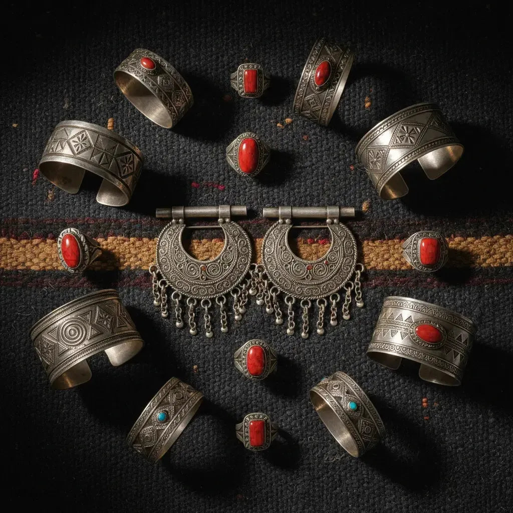 Symboles et Signification des Bijoux Kabyles en Argent 925-Vindicta : Bijoux Argent 925 Massif, Luxe et Héritage