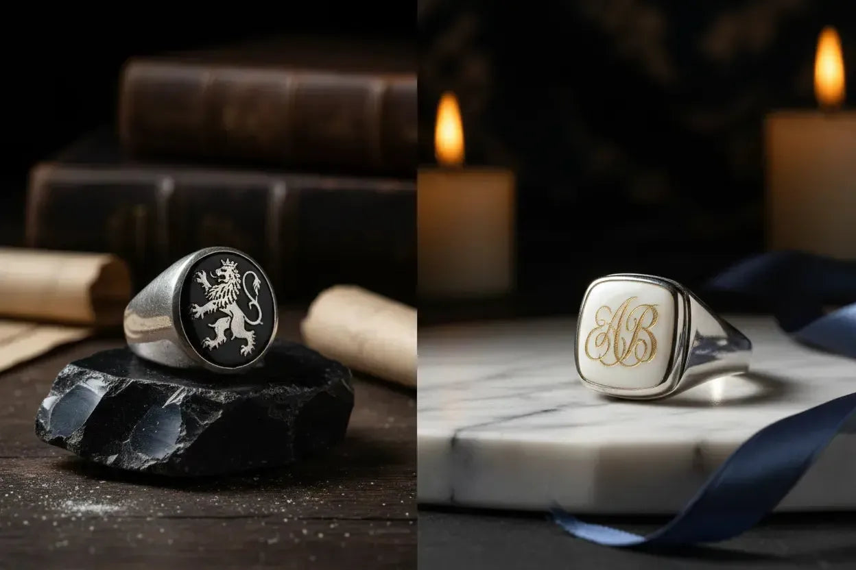 Chevalière Noble vs Bourgeoise : Histoire d'une Distinction Sociale-Vindicta : Bijoux Argent 925 Massif, Luxe et Héritage