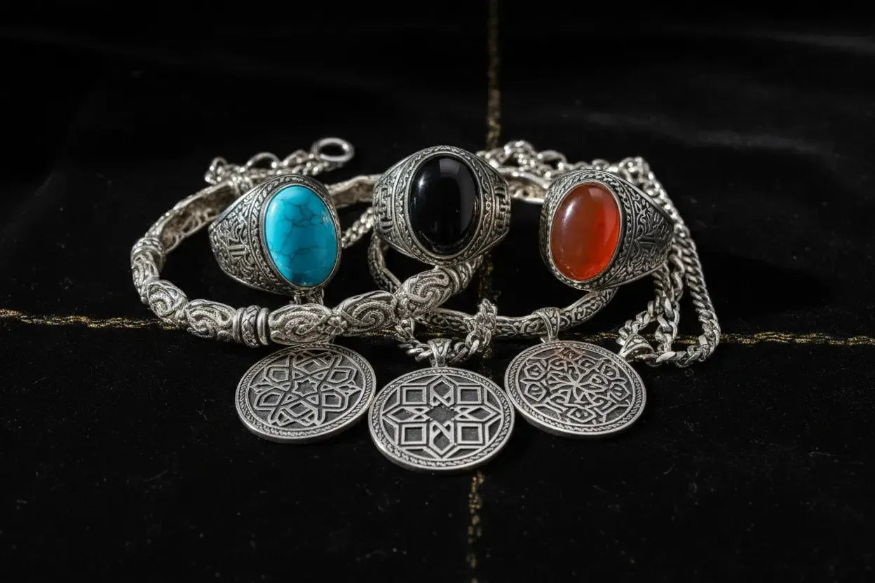 Bijoux et Culture Ottomane : L'Héritage des Sultans en Argent 925-Vindicta : Bijoux Argent 925 Massif, Luxe et Héritage