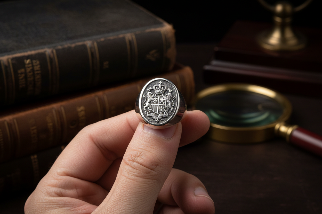 Bague chevalière homme argent 925 - histoire, symbolique et comment la porter