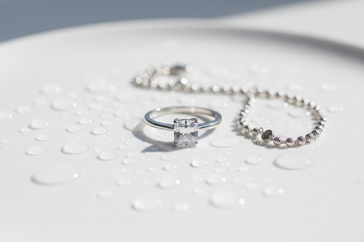 Argent 925 et Eau : Peut-on se Doucher avec ses Bijoux ?