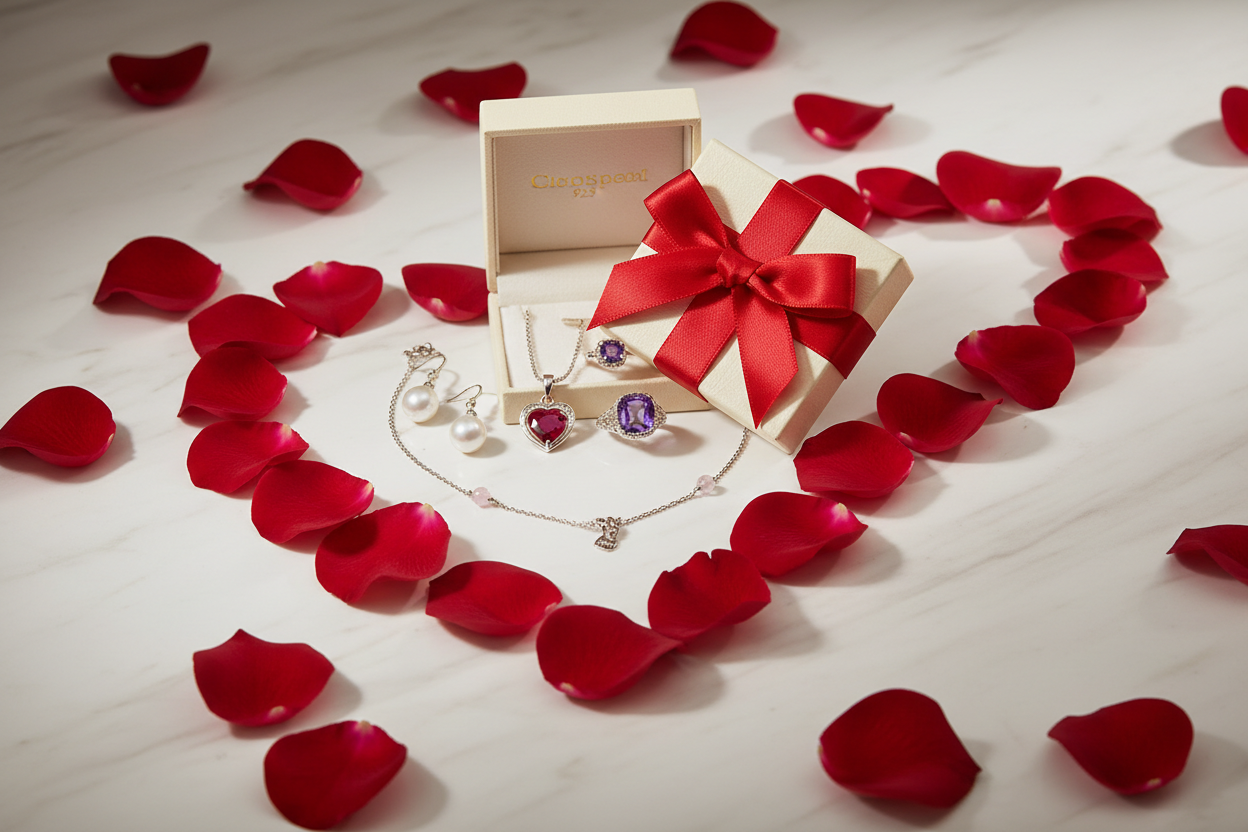 Bijoux Saint-Valentin 2026 - idées cadeaux argent 925 pour la Saint-Valentin