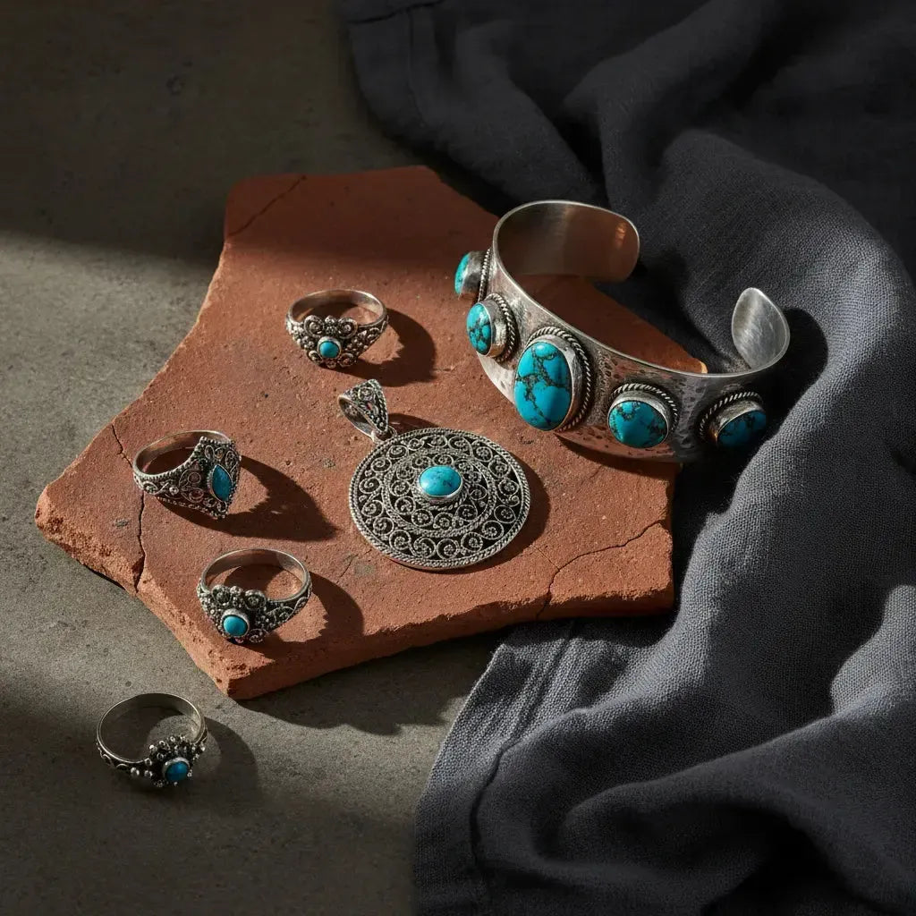 Bijoux Tunisiens en Argent 925 : Héritage, Artisanat et Identité-Vindicta : Bijoux Argent 925 Massif, Luxe et Héritage