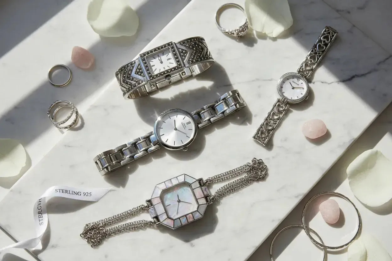 Montre Femme Argent 925 : Guide Complet 2026 (Styles, Entretien, Choix)-Vindicta : Bijoux Argent 925 Massif, Luxe et Héritage