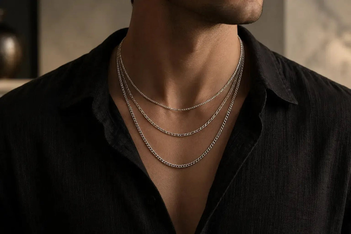 Quelle Longueur de Chaîne Homme Choisir ? Guide 45 à 70 cm - Vindicta - Bijoux Argent 925 Luxe et Héritage