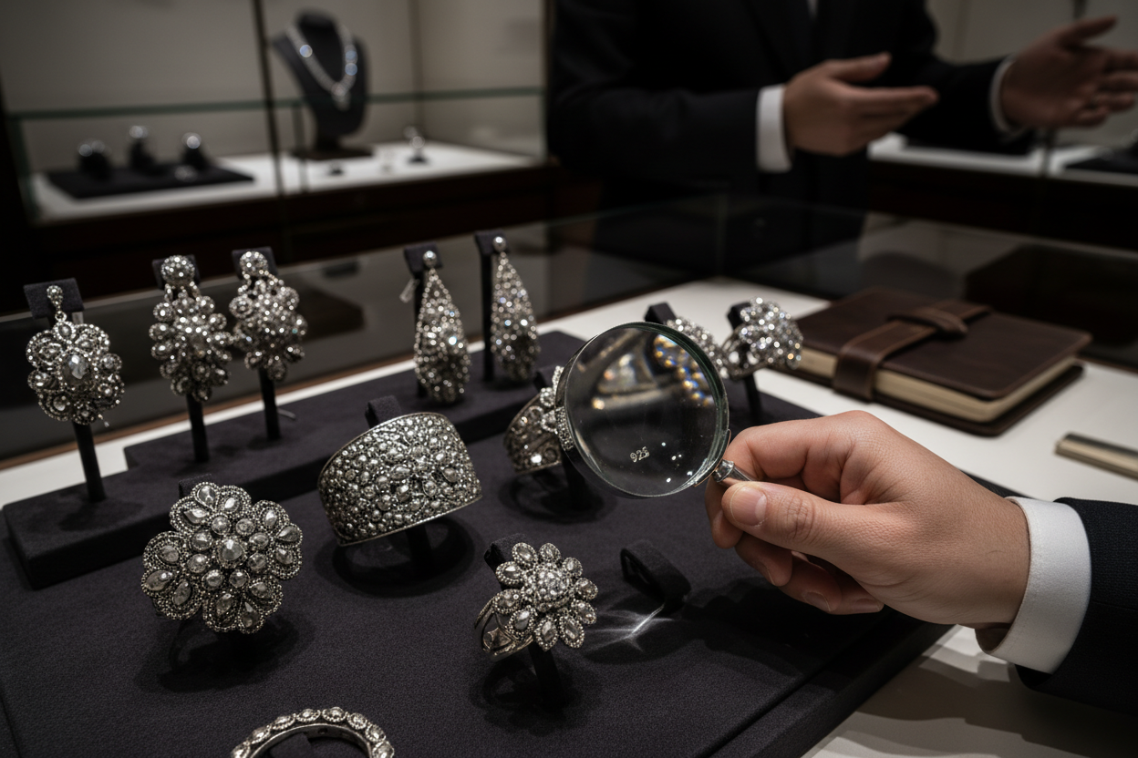 Guide d'achat bijoux marcassite argent 925 - comment choisir la pièce parfaite