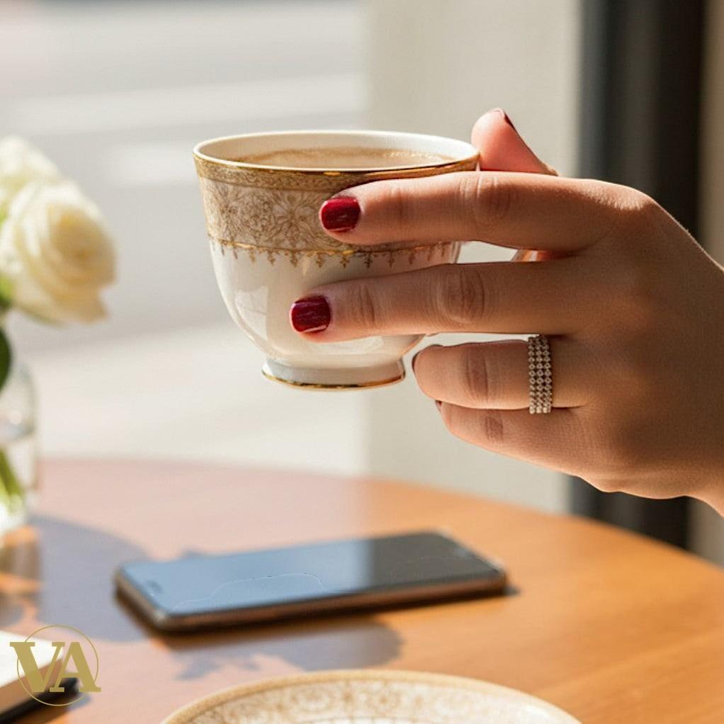 Bague Argent 925 Pavée Zircons 3 Rangs