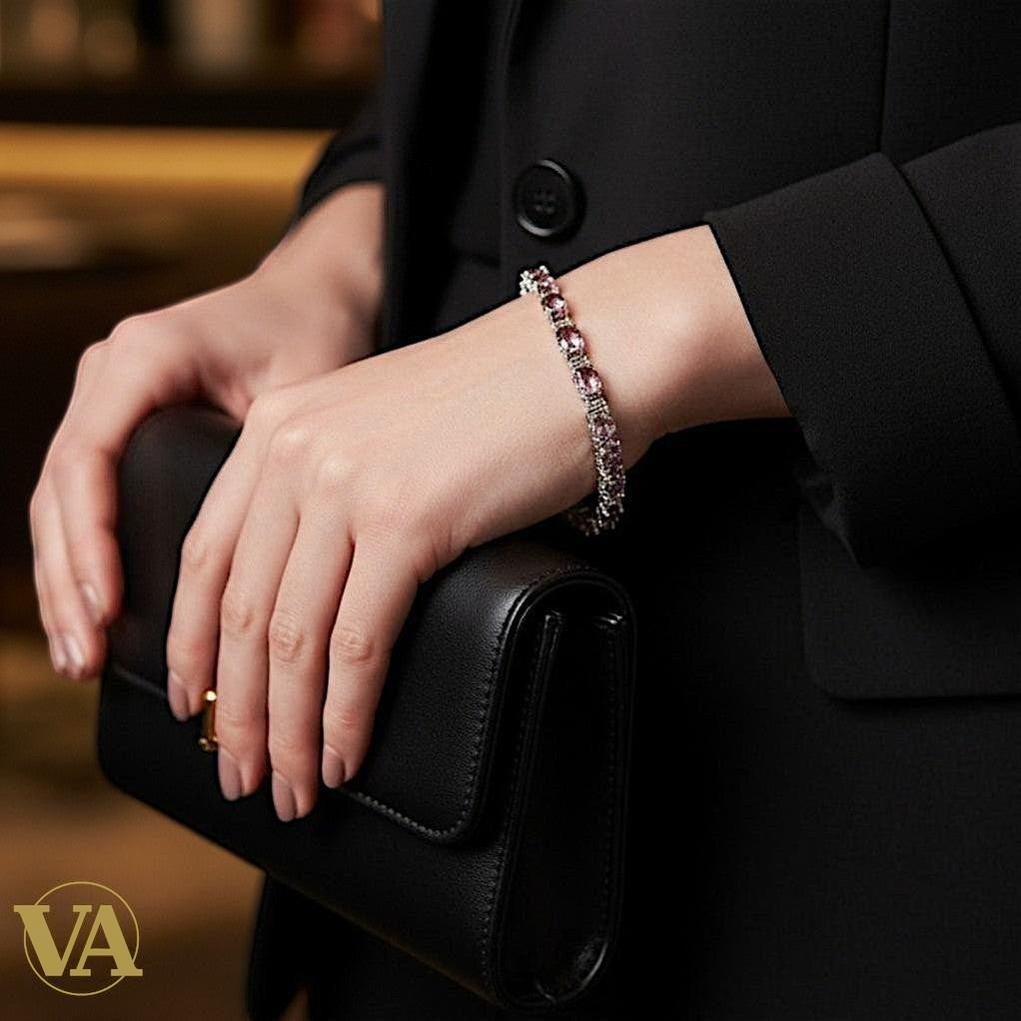 Bracelet Femme argent 925 & sultanite – Pierre changeante | Bijoux Vindicta