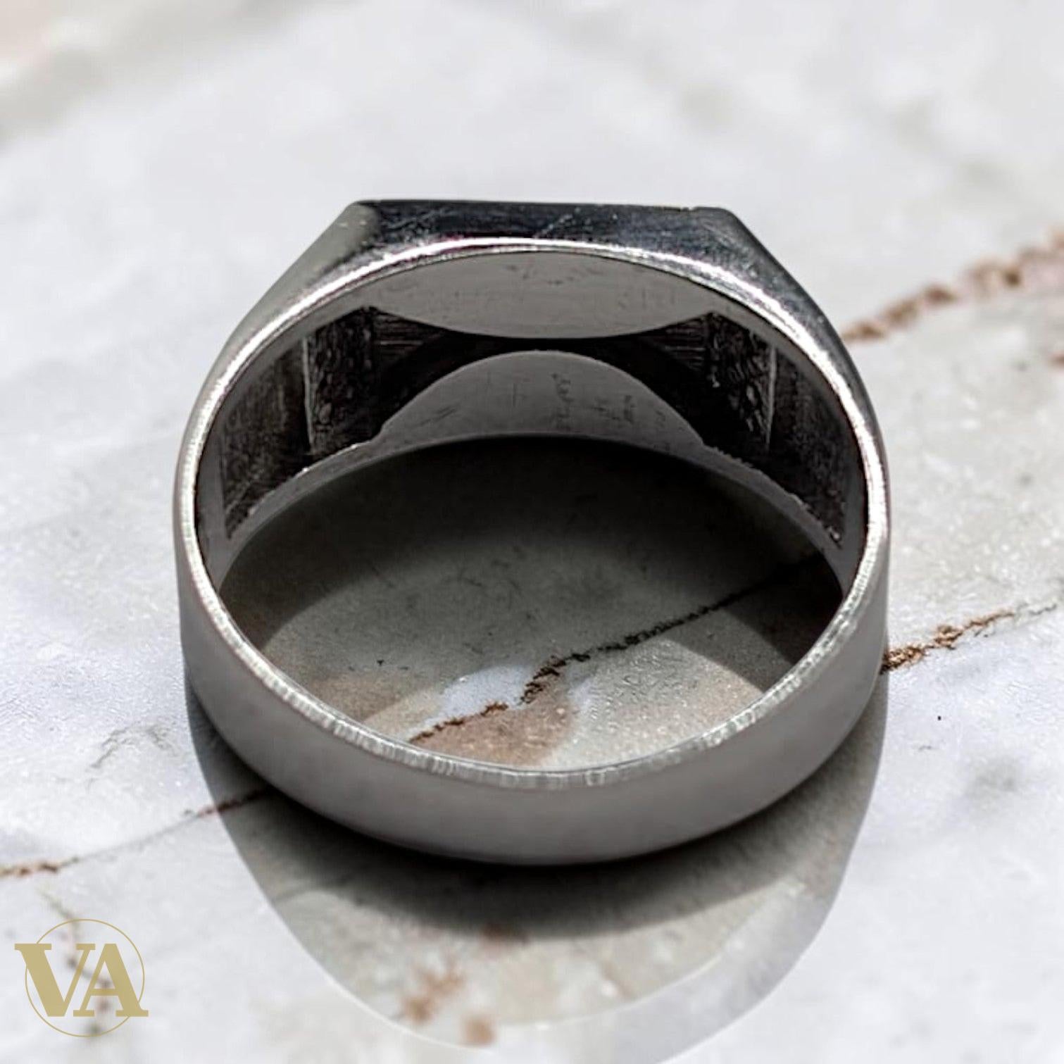 Chevalière Homme Argent 925 Plaqué Or Rose | Bijoux Vindicta