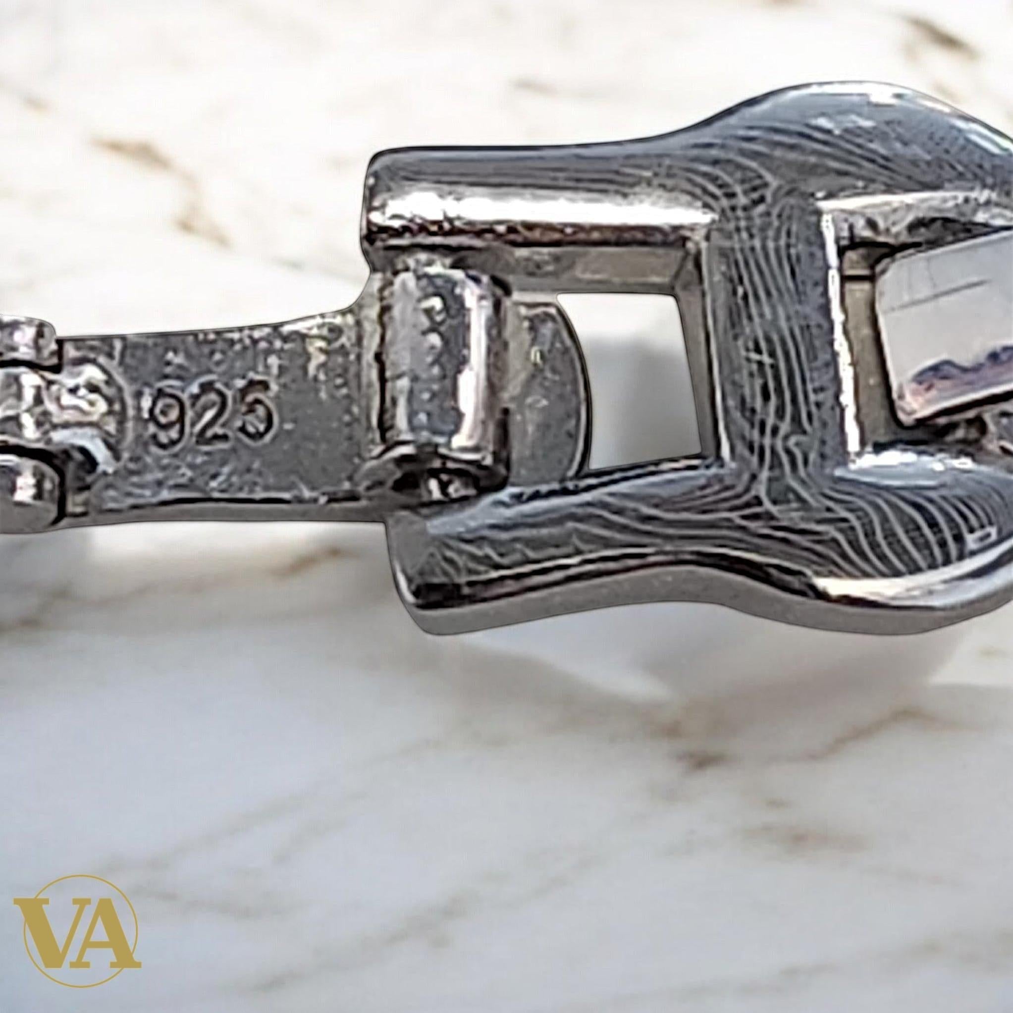 Montre Femme Argent 925 – Bracelet Cœurs & Cadran Carré Quartz | Bijoux Vindicta