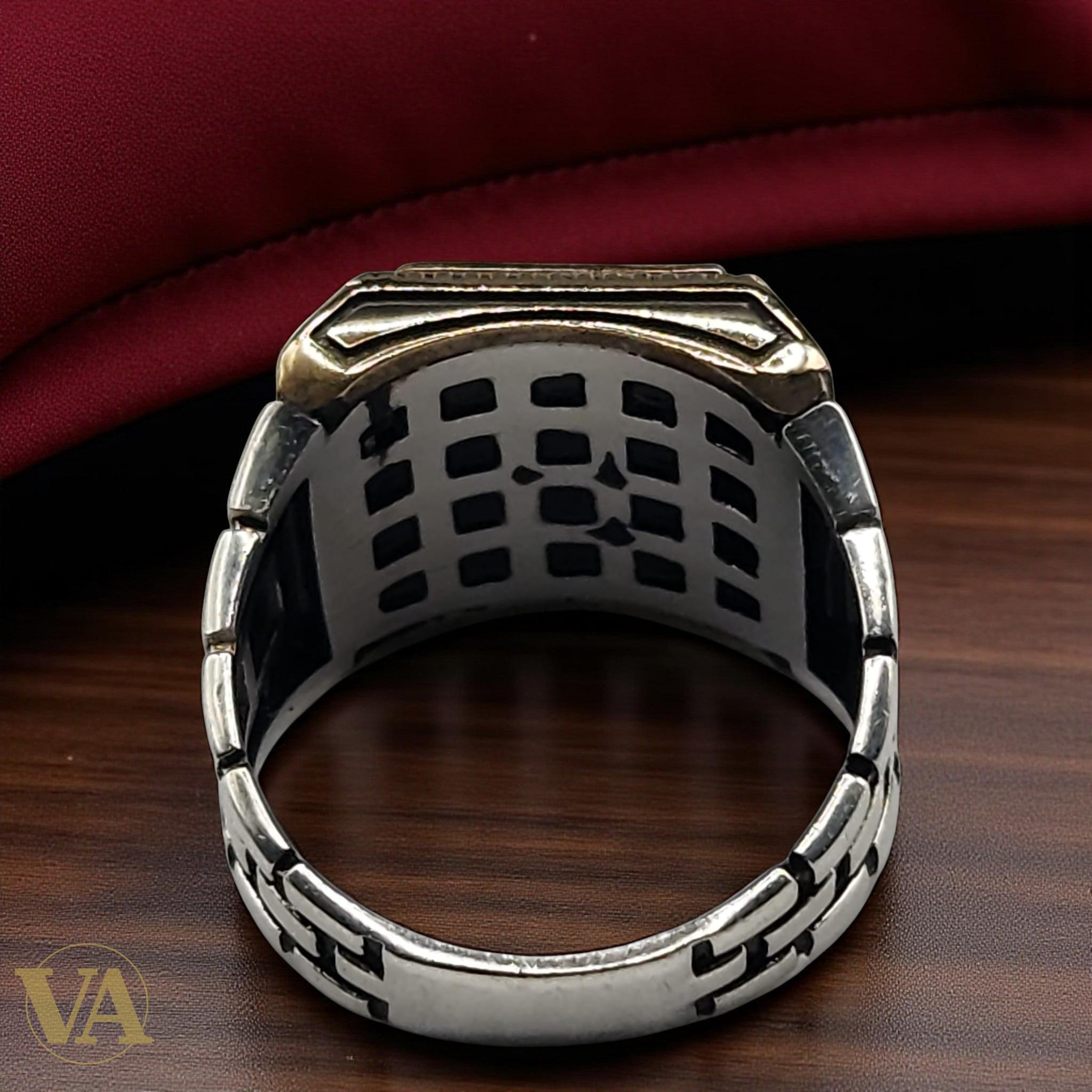 Bague Homme Argent 925 – Sertie d’Oxyde de Zirconium