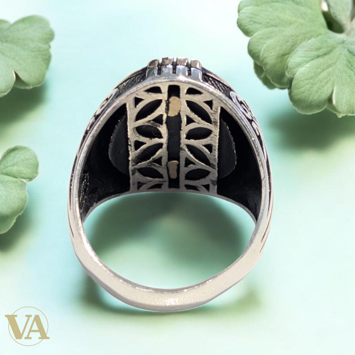 Bague Homme Onyx Noir – Argent 925 – Chevalière Ovale