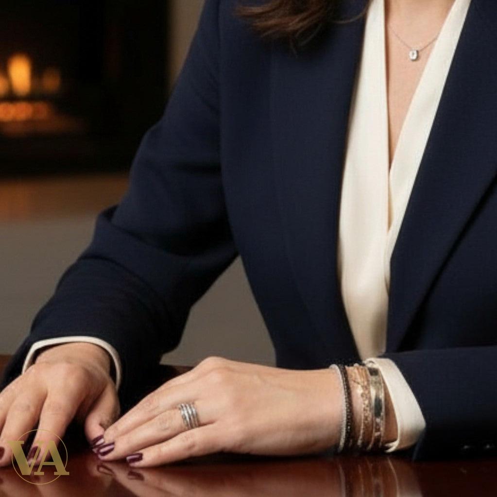 Bague Femme Argent 925 Multicolore – Design Croisé Arc-en-Ciel