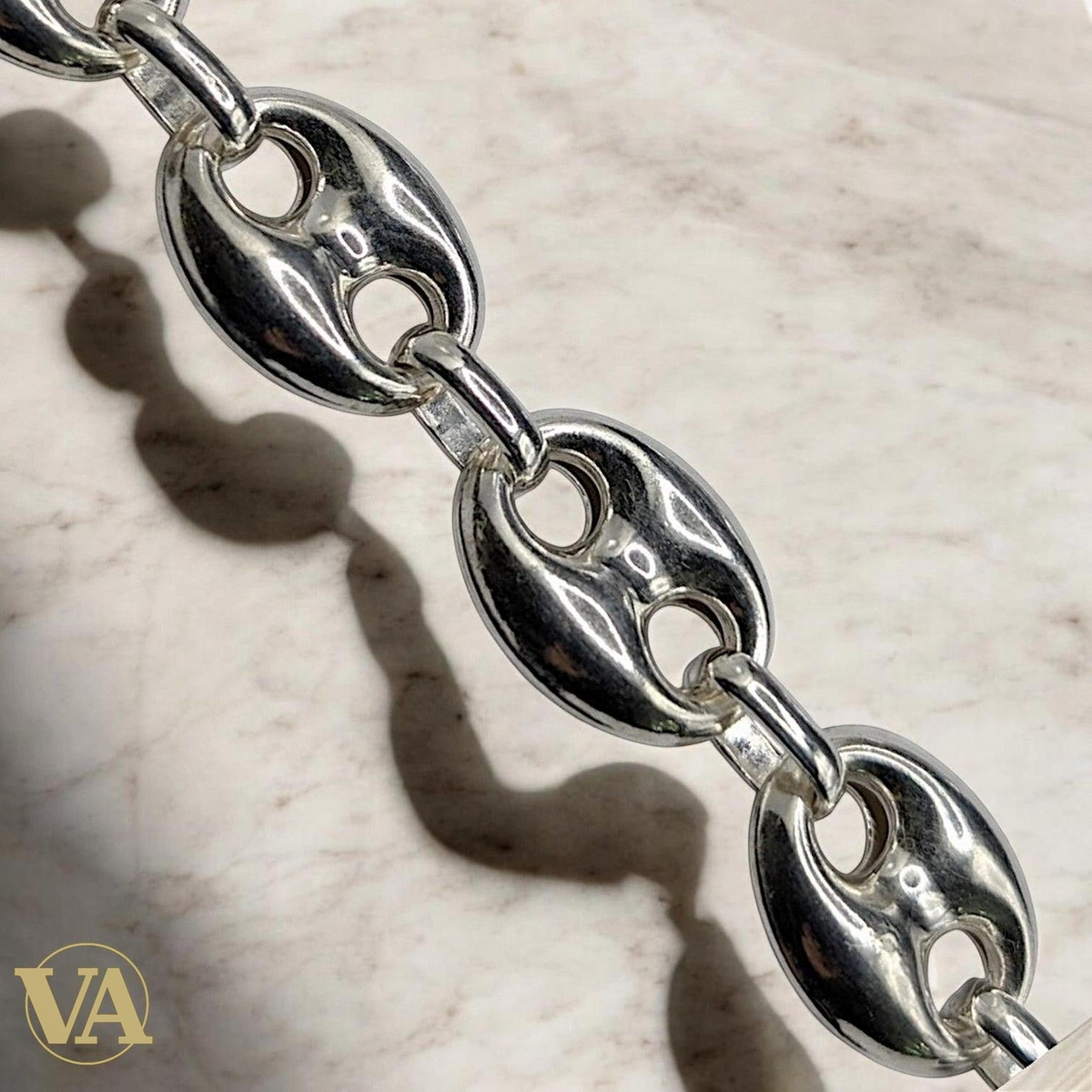 Bracelet Homme Argent 925 – Maille Large 14 mm