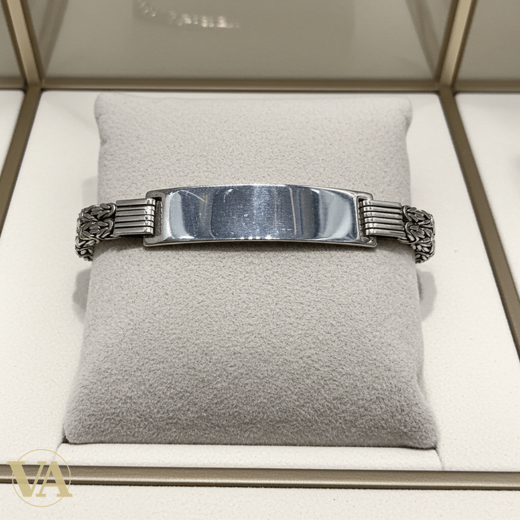 Bracelet Identité Homme Argent 925 – Maille Royale - Argent 925 - Vindicta