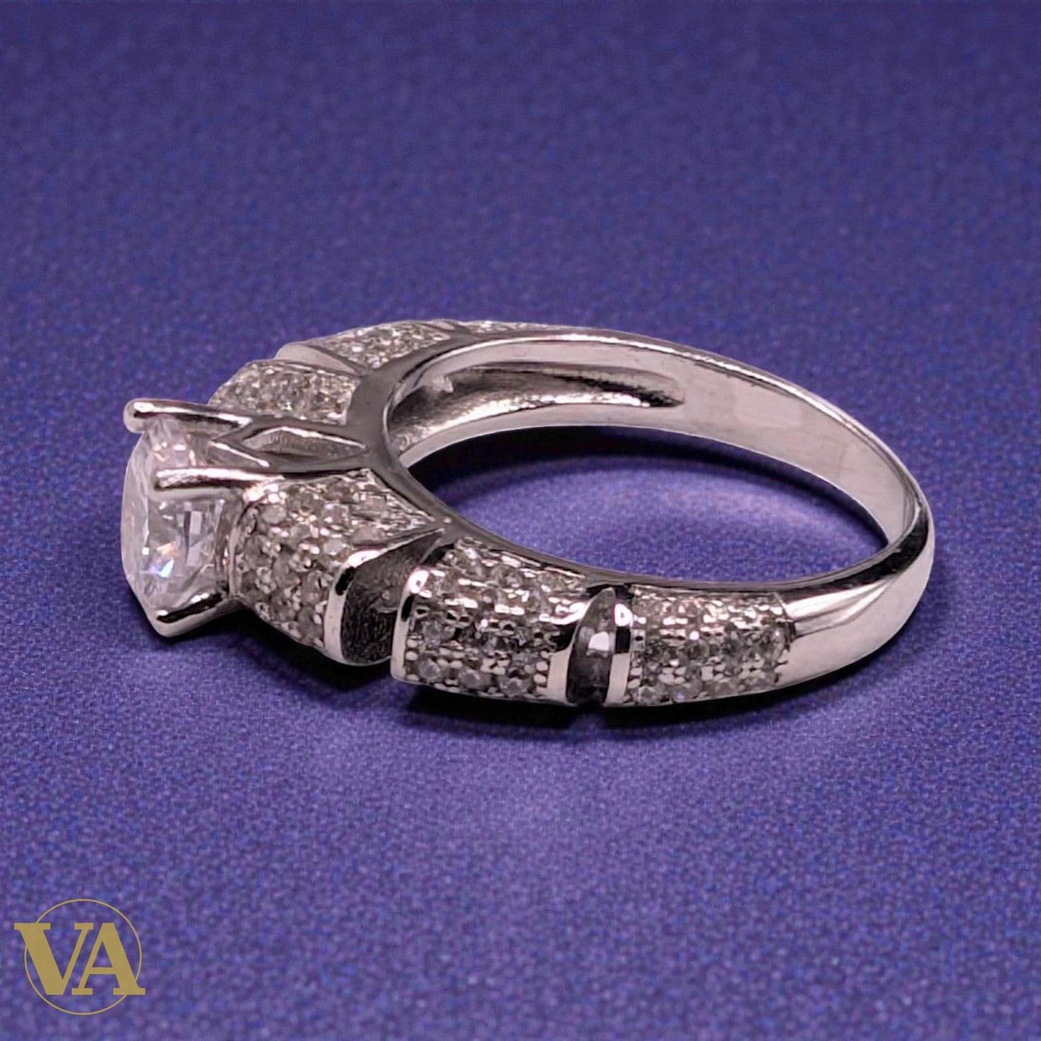 Bague femme en Argent 925 Massif Femme - Élégance Raffinée | Bijoux Vindicta