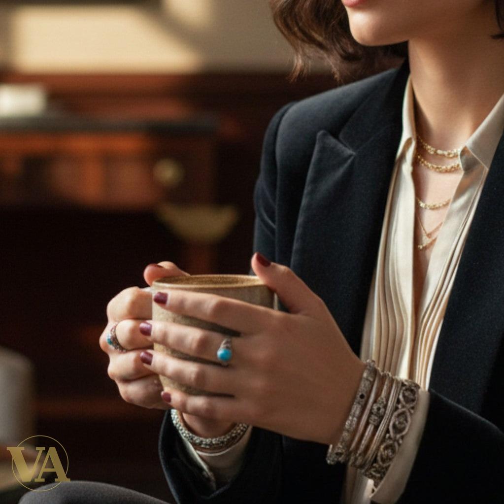 Bague femme turquoise & marcassite en argent 925