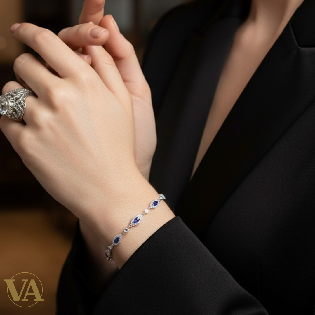 Bracelet Femme Argent 925 Améthyste – Élégance Naturelle