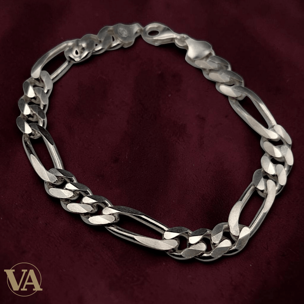 Bracelet Homme Argent 925 Maille Plate - Argent 925 - Vindicta