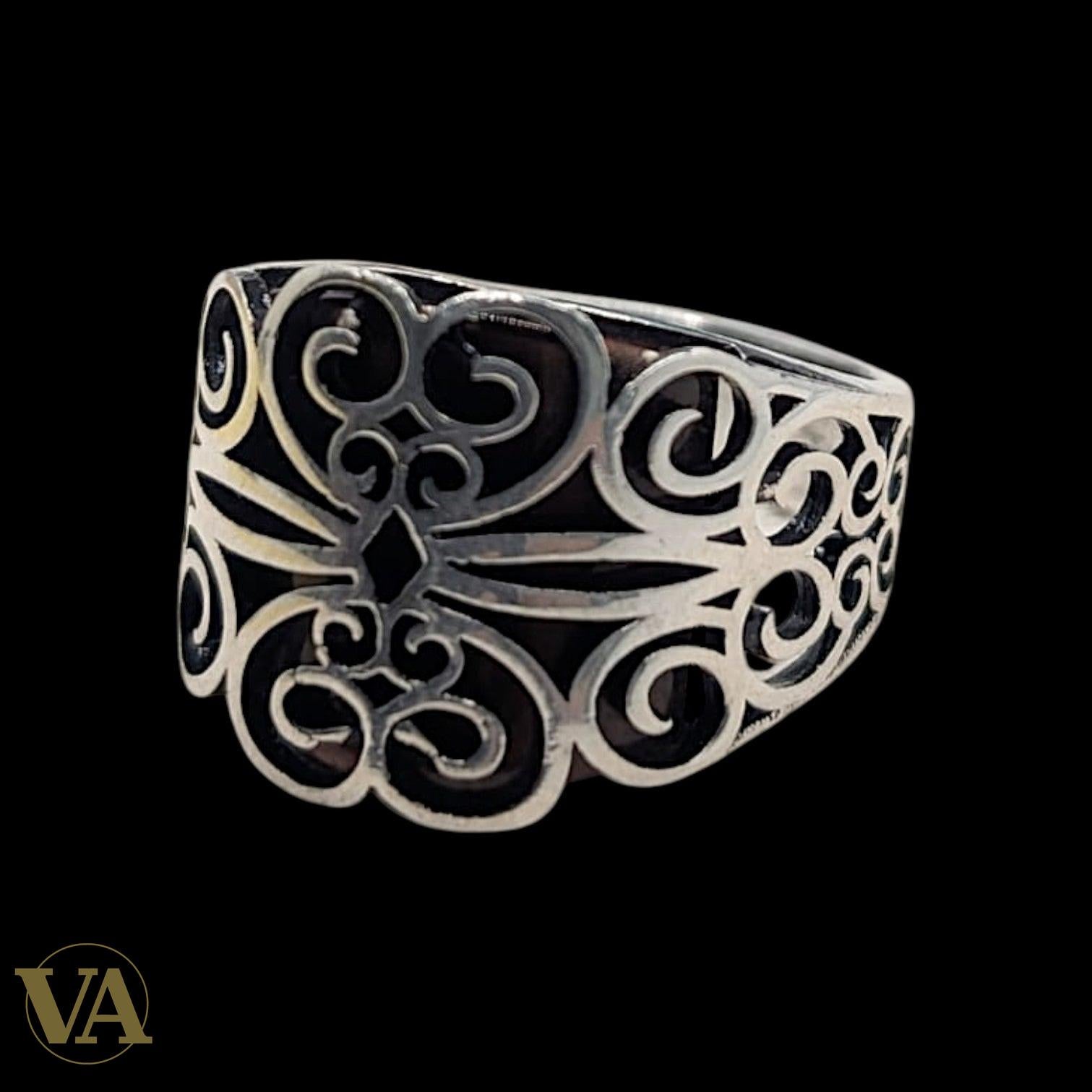 Chevalière Homme Argent 925 Arabesques Ajourées Cornaline-Vindicta : Bijoux Argent 925 Massif, Luxe et Héritage