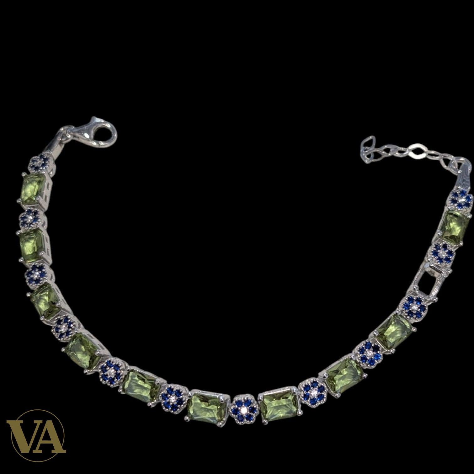 Bracelet Femme Argent 925 Sultanite – Élégance Changeante