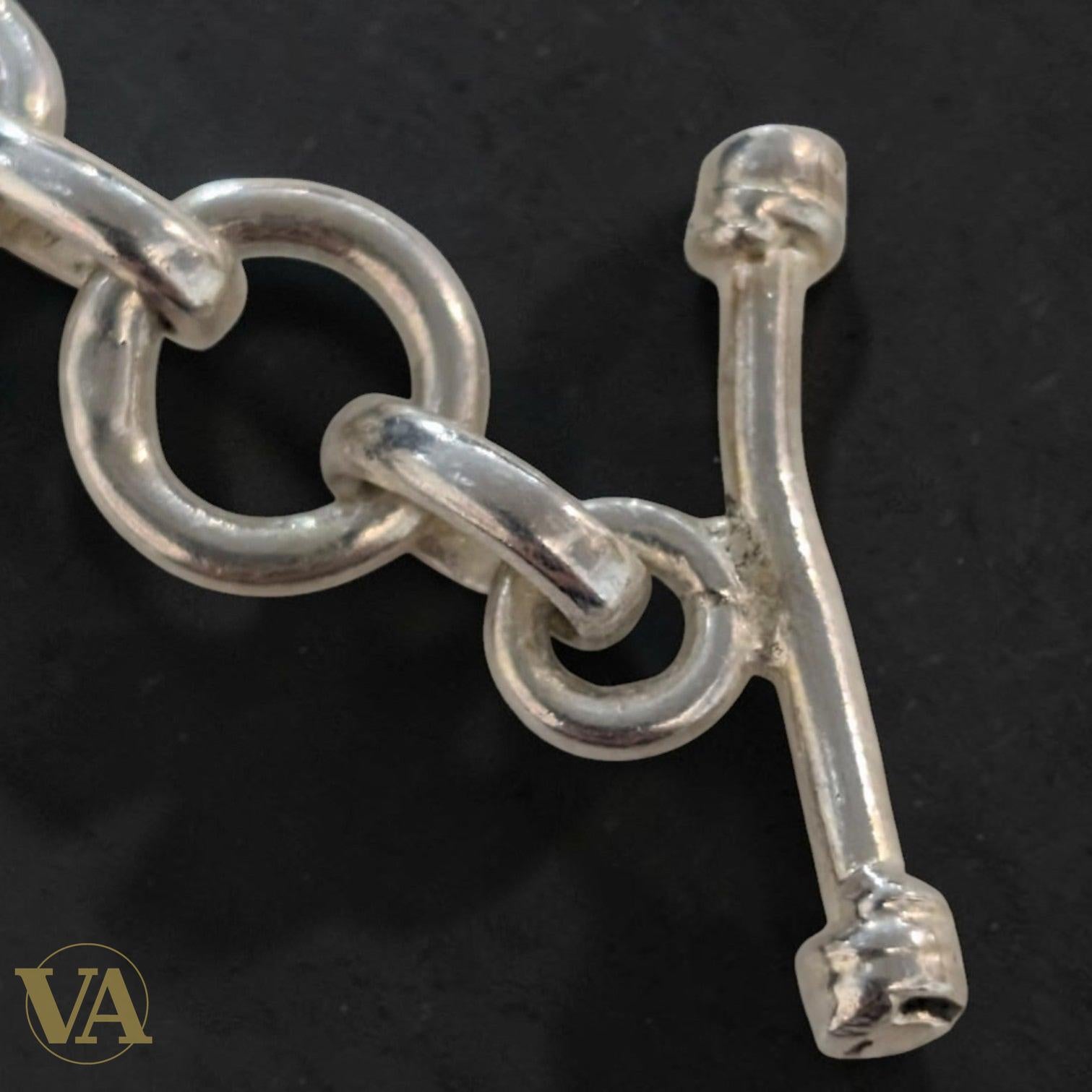 Bracelet Femme Argent 925 Pierre de Lune & Cristaux Vintage