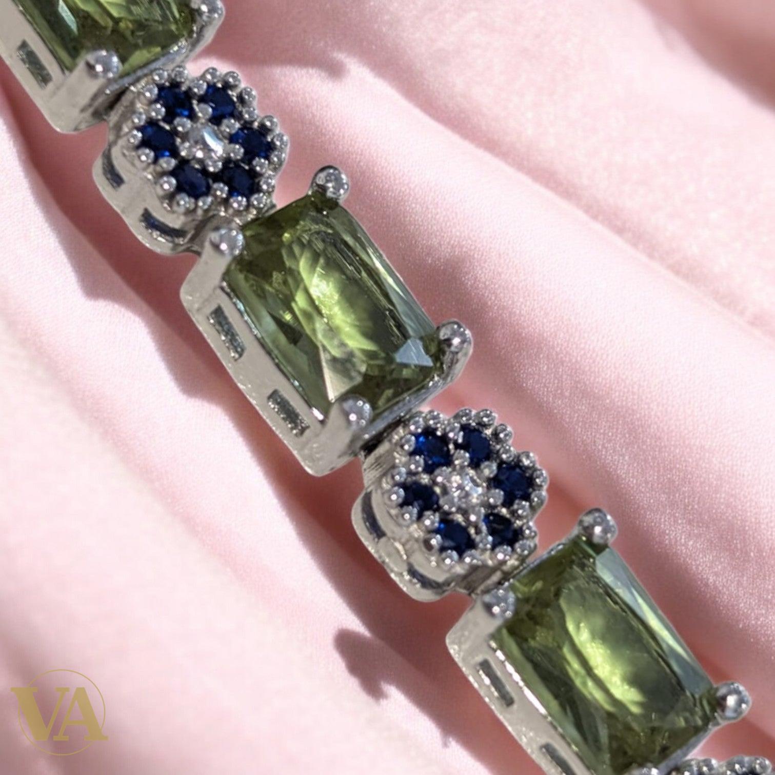 Bracelet Femme Argent 925 Sultanite – Élégance Changeante