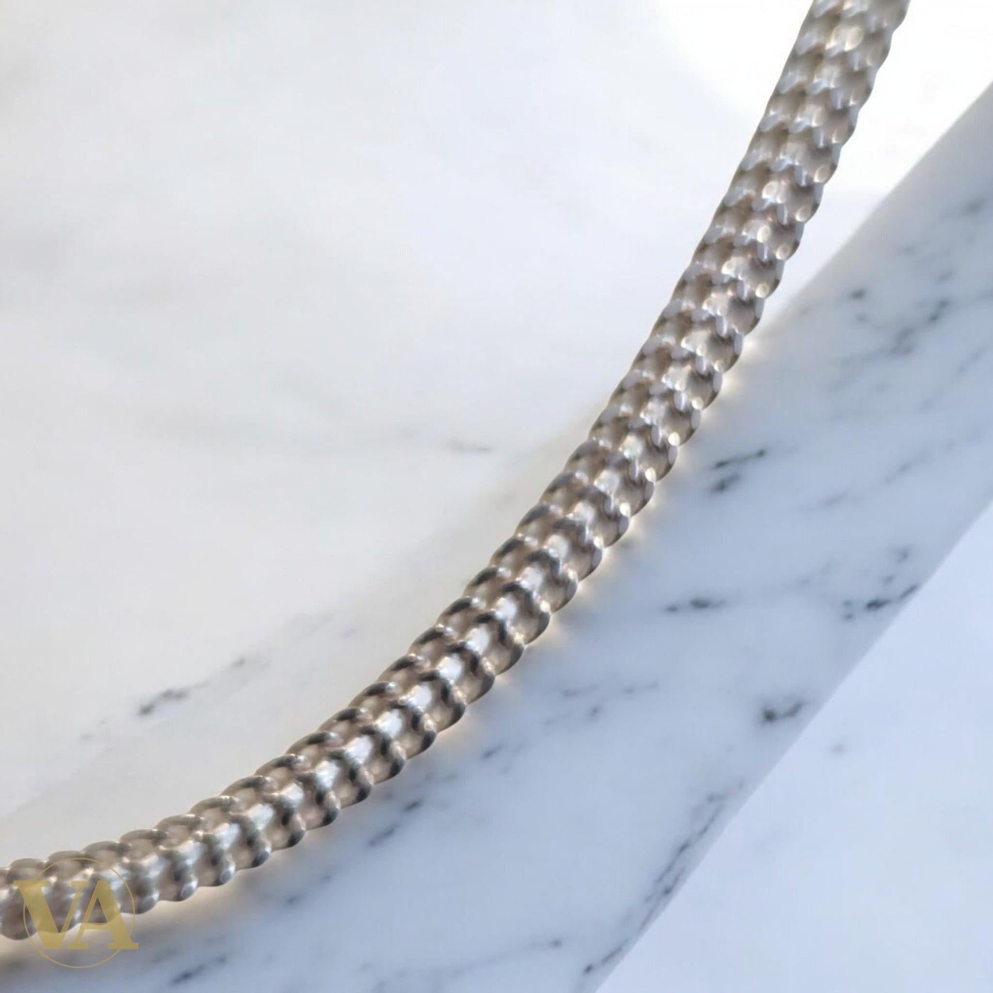 Collier Femme Maille Serpent Argent 925 – Finesse & Lumière - Argent 925 - Vindicta