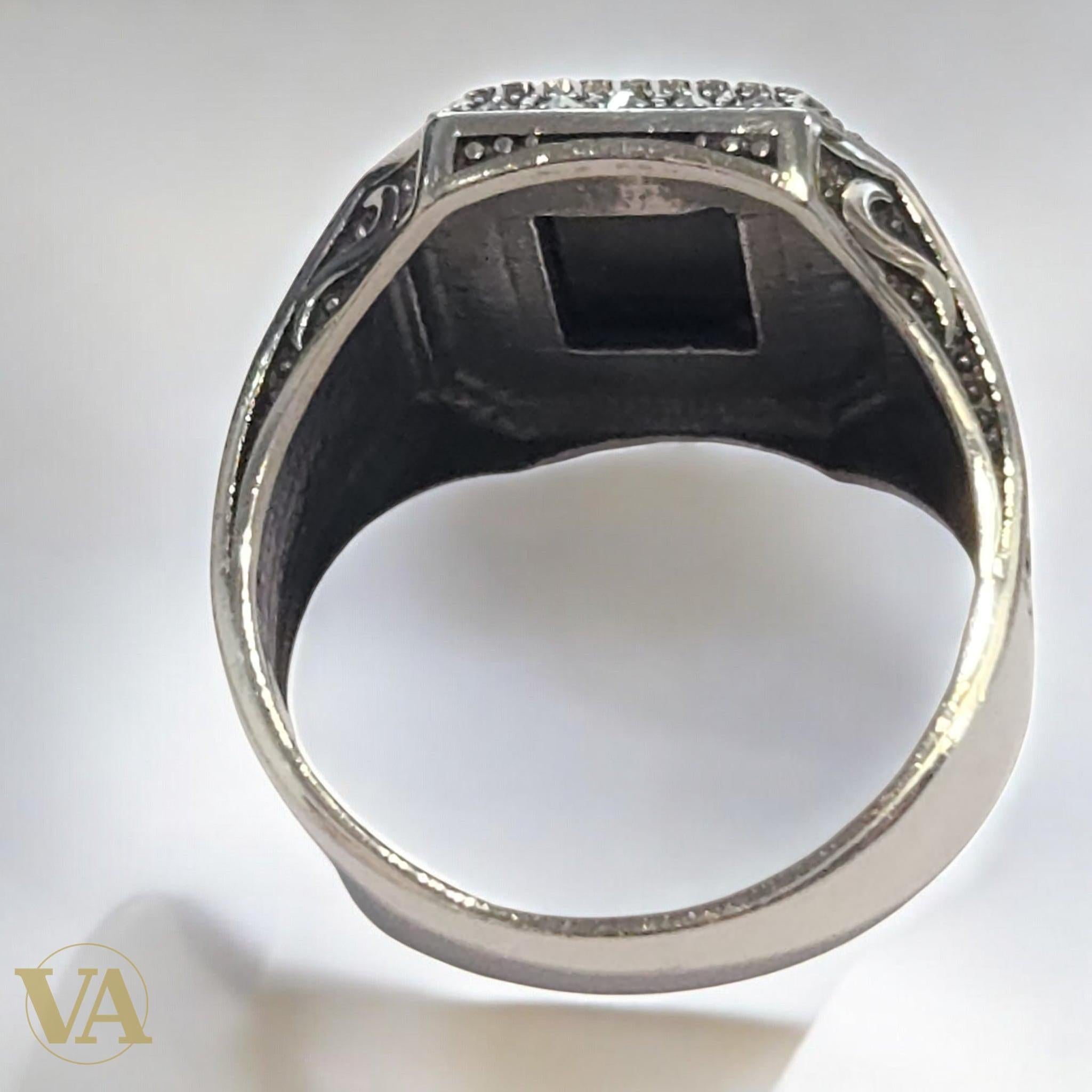 Bague Homme Argent 925 Agate Rubanée – Élégance & Harmonie - Argent 925 - Vindicta