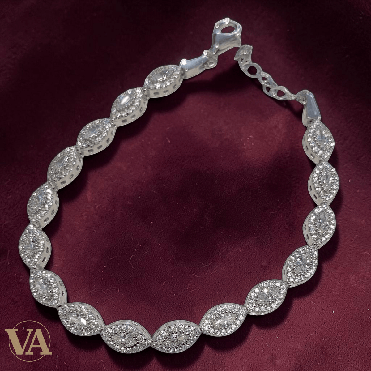 Bracelet Femme Argent 925 Oxydes Blancs – Brillance Intemporelle - Argent 925 - Vindicta