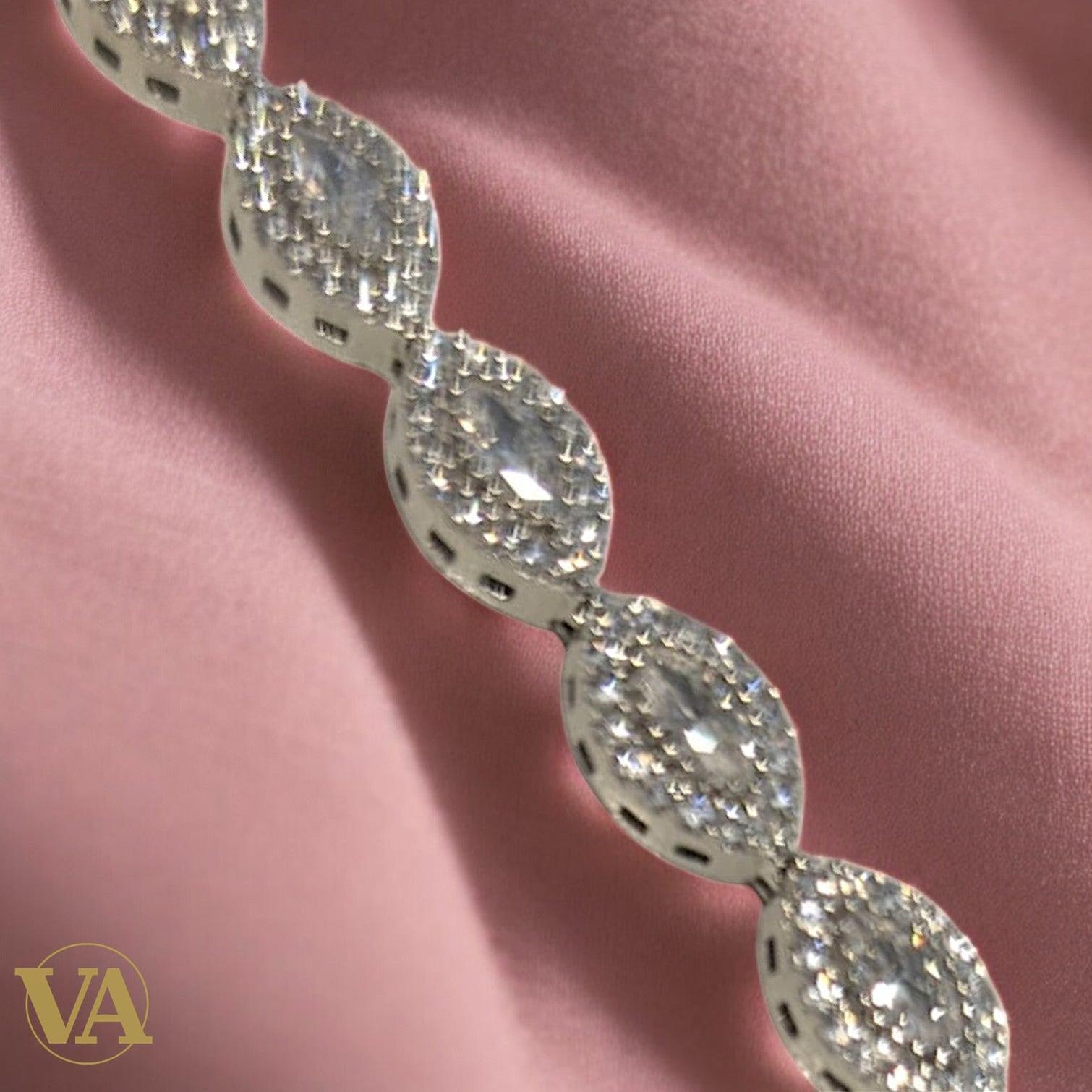 Bracelet Femme Argent 925 Oxydes Blancs – Brillance Intemporelle