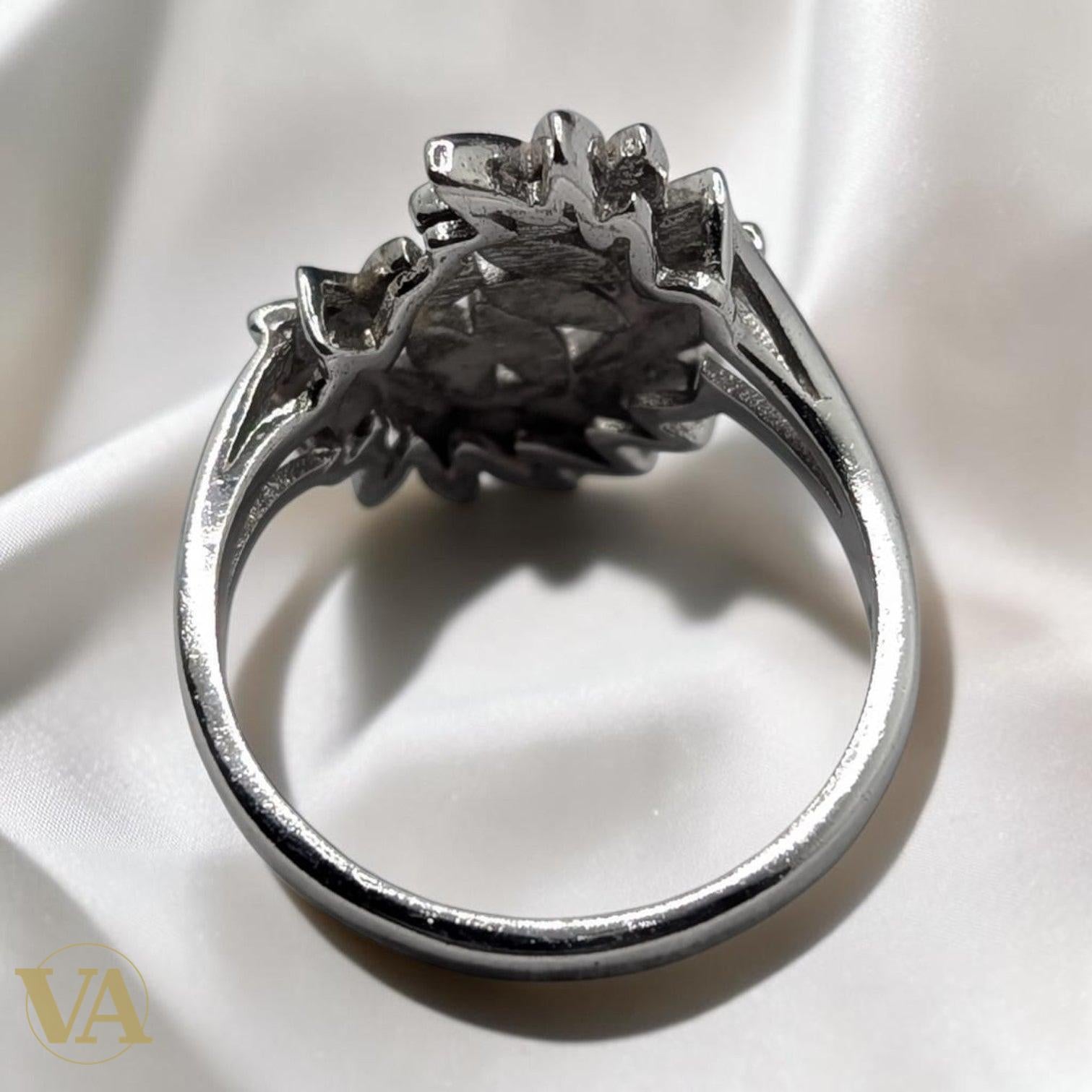 Bague Femme Argent 925 Couronne Feuilles Laurier Ajourée - Argent 925 - Vindicta