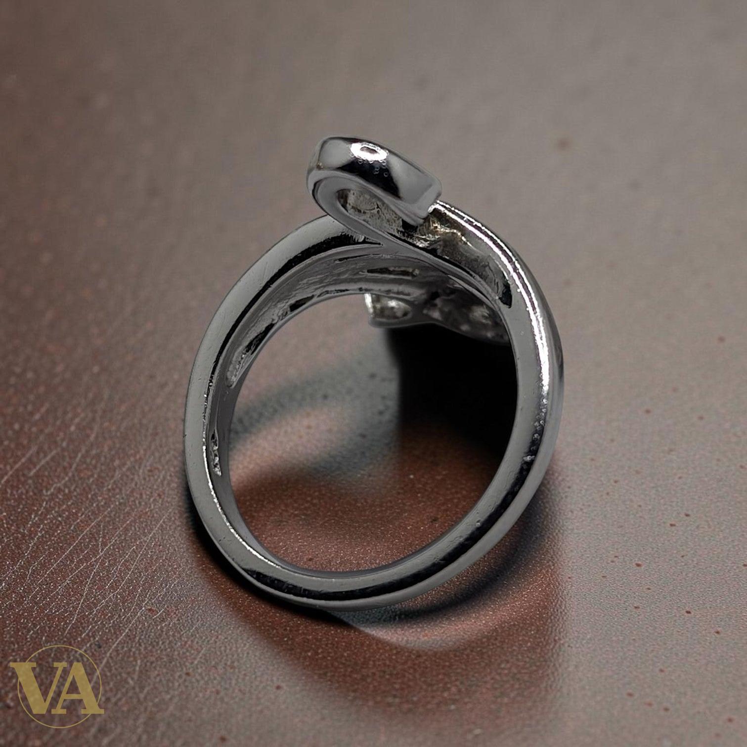 Bague femme argent 925 Clé de Sol ajourée-Vindicta : Bijoux Argent 925 Massif, Luxe et Héritage