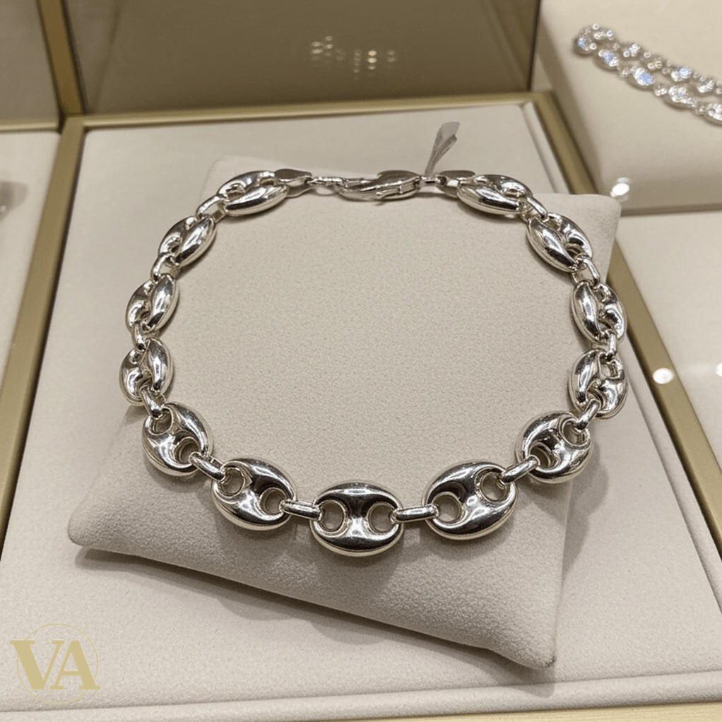 Bracelet Homme Argent 925 – Maille Large 14 mm - Argent 925 - Vindicta