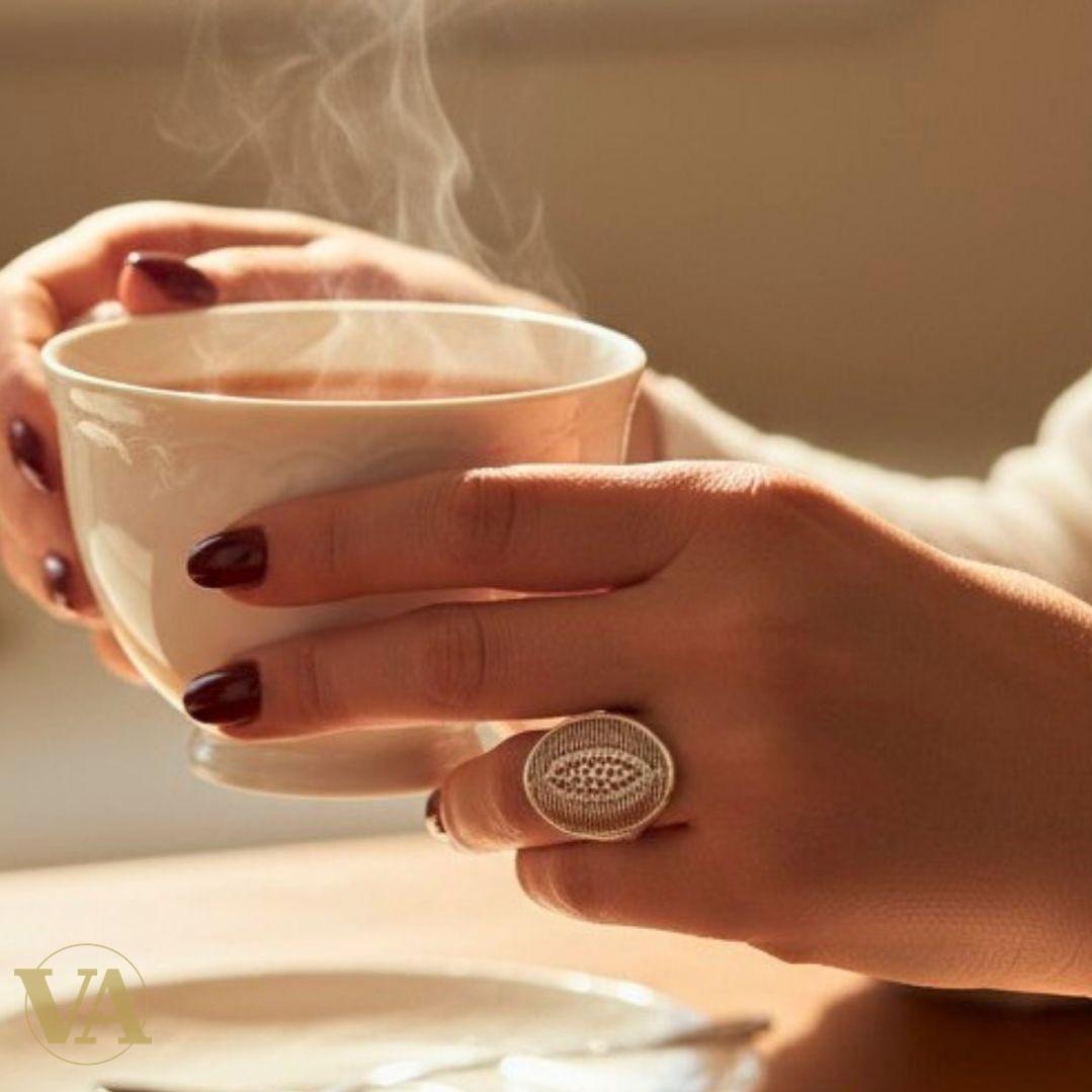 Bague Ovale ajourée Argent 925 & Marcassites