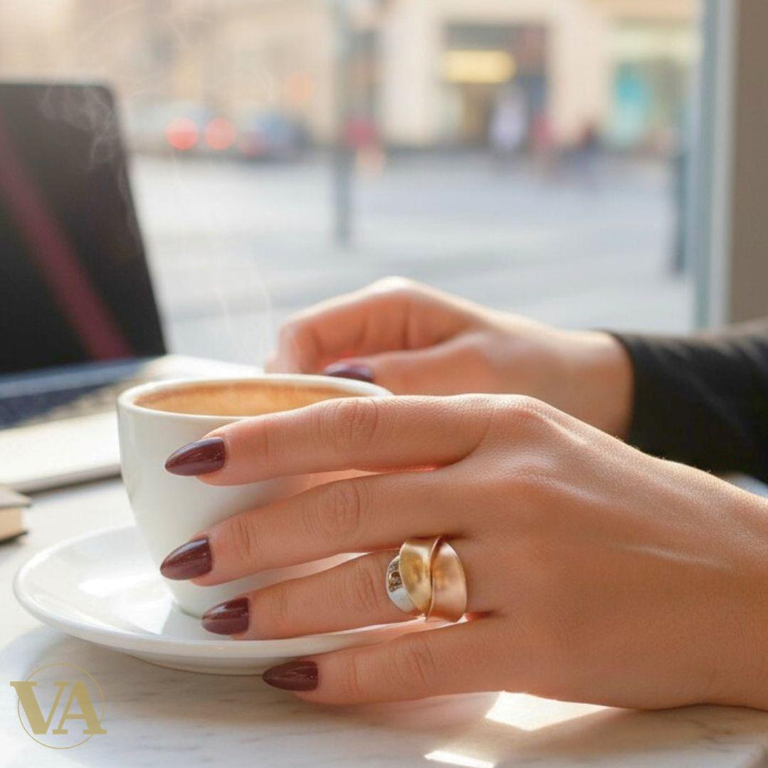 Bague argent 925 trois couleurs entrelacées