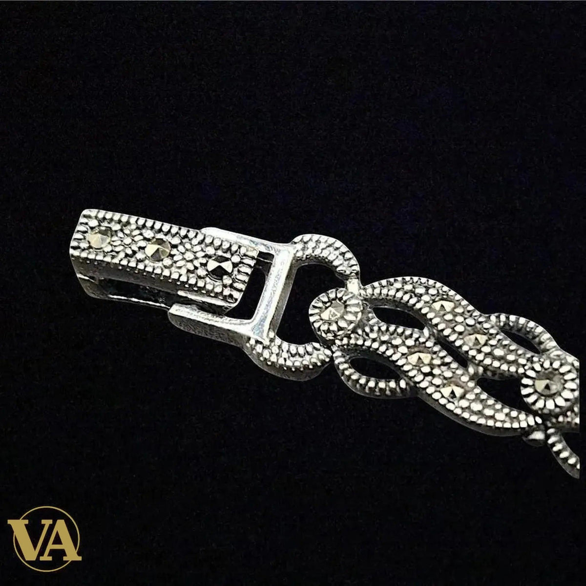 Bracelet Femme Argent 925 avec Marcassite