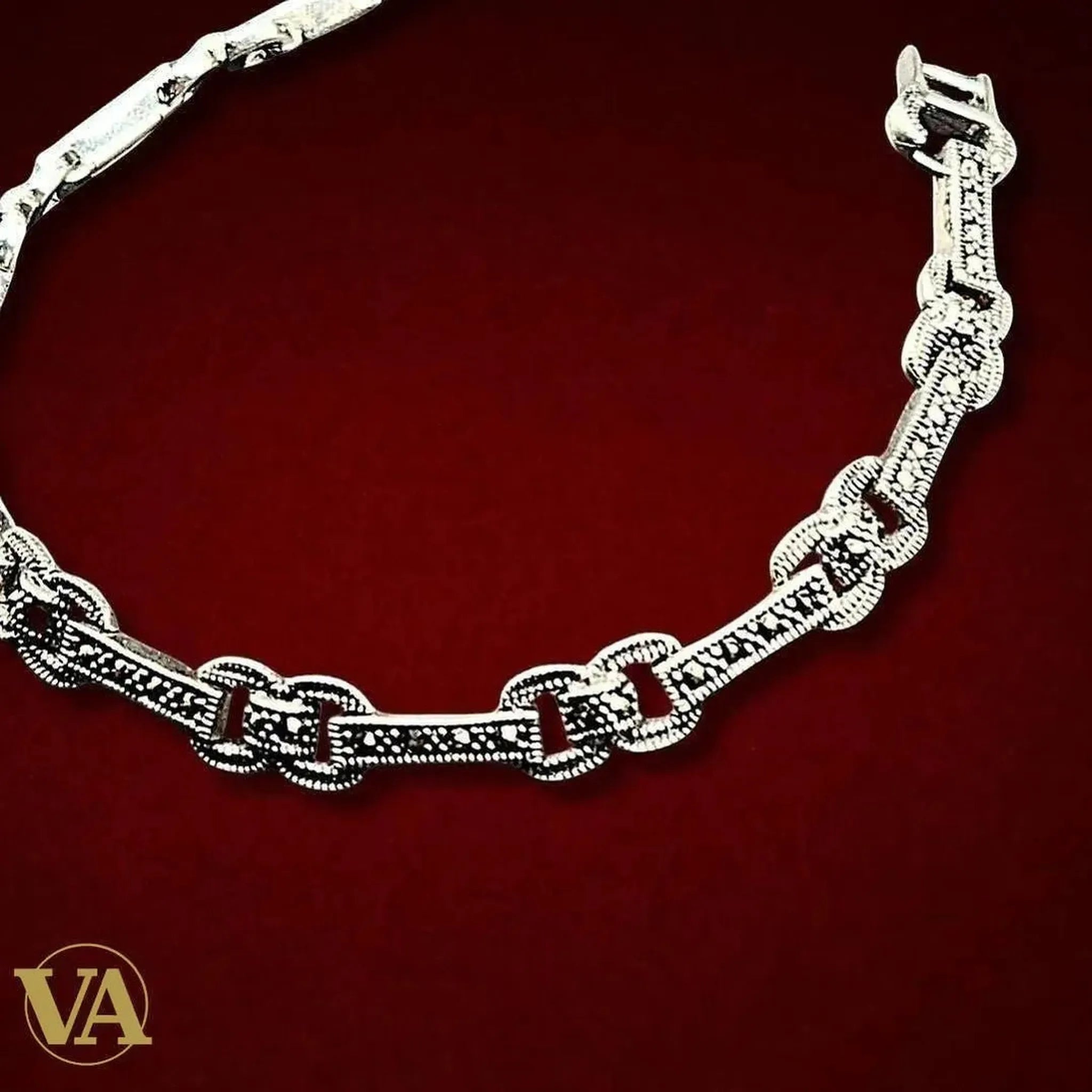 Bracelet Femme en Argent 925 et Marcassite | Bijoux Vindicta