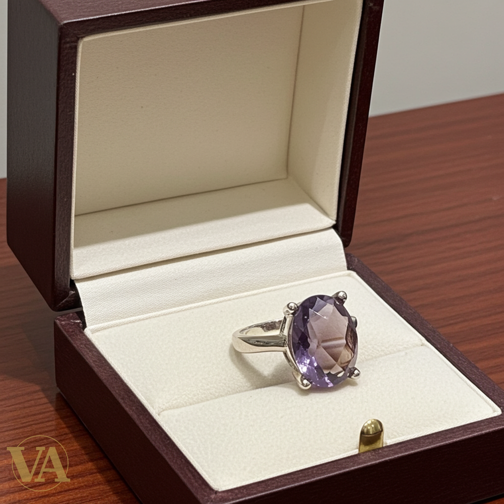 Bague femme en argent 925 avec pierre sultanite ovale – Élégance unique-Vindicta : Bijoux Argent 925 Massif, Luxe et Héritage