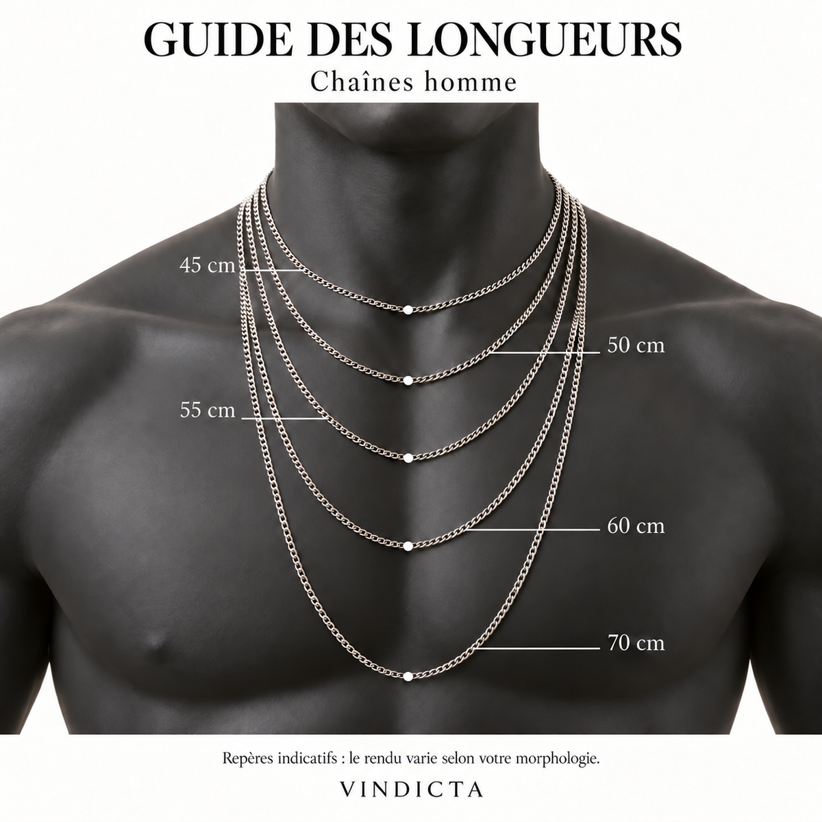 Chaîne Homme Argent 925 – Grain de Café Bombé 5 mm - Argent 925 - Vindicta