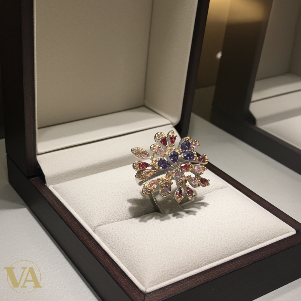 Bague Femme femmes Argent 925 – Améthyste & Oxydes Multicolores-Vindicta : Bijoux Argent 925 Massif, Luxe et Héritage