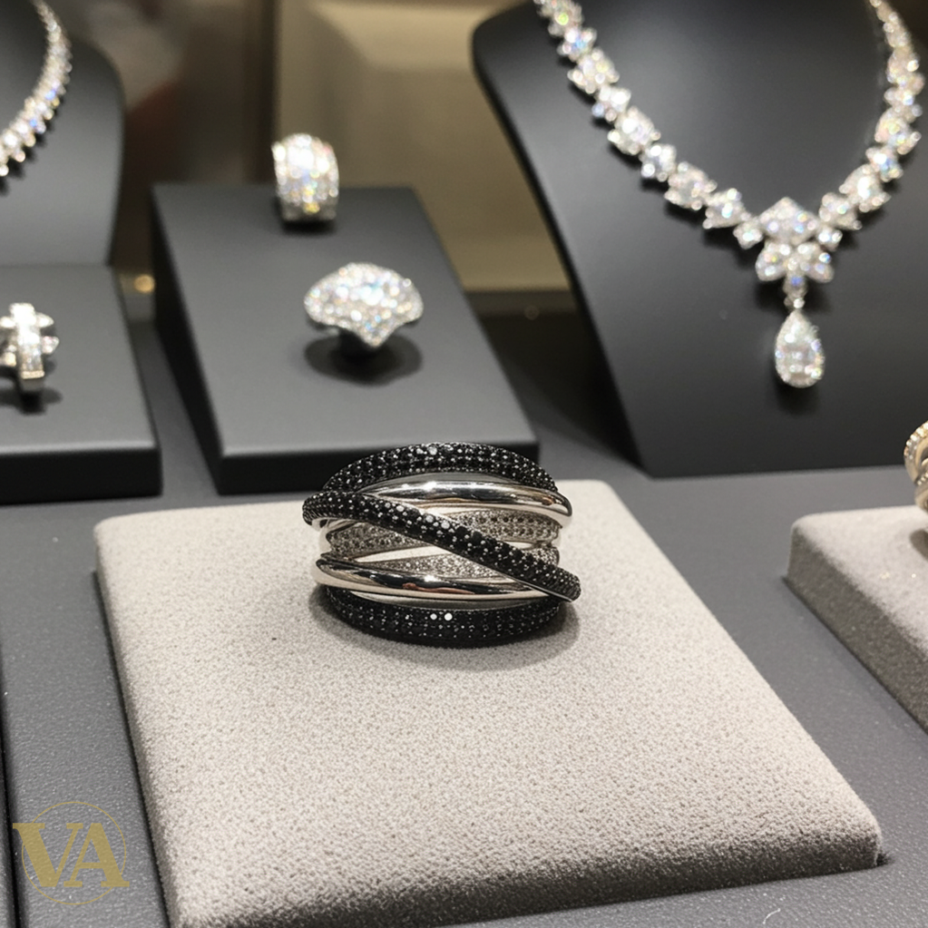 Bague Femme Argent 925 Anneaux Croisés-Vindicta : Bijoux Argent 925 Massif, Luxe et Héritage