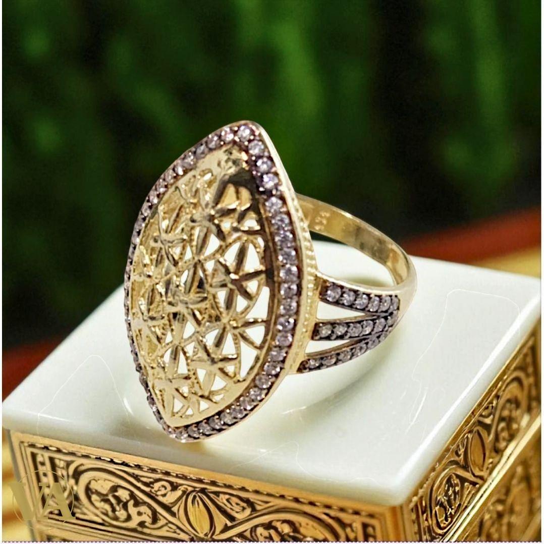 Bague Femme Argent 925 Plaqué Or 18K Losange | Bijoux Vindicta