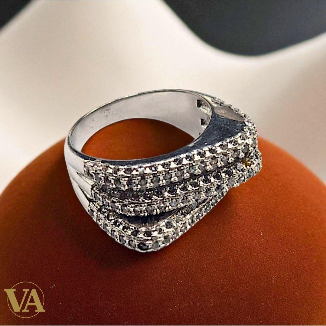 Bague argent 925 solitaire zirconium