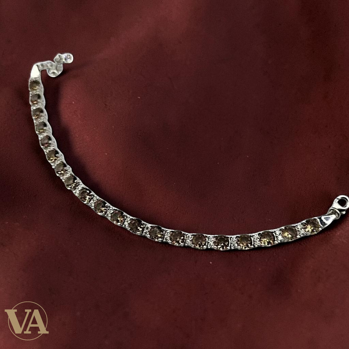 Bracelet Femme argent 925 & sultanite – 19 cm