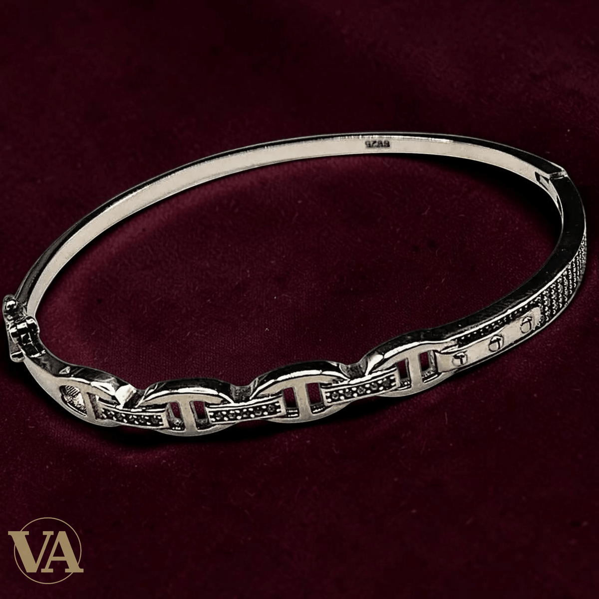 Bracelet Femme Jonc Chaîne – Argent 925 - Argent 925 - Vindicta