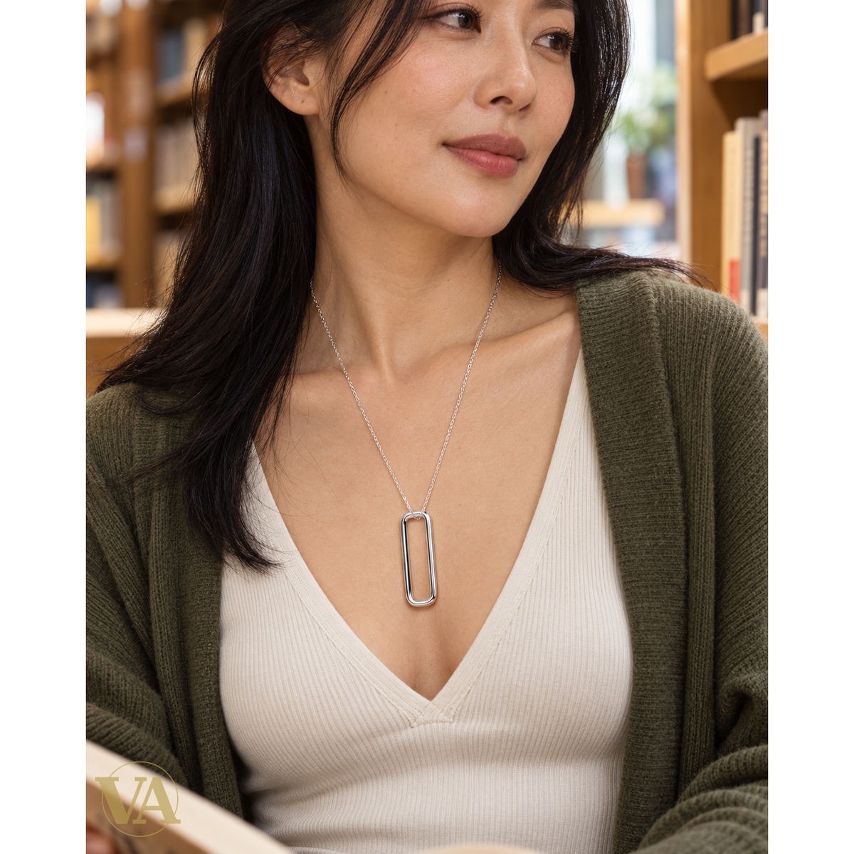 Collier 4300019 en argent 925 porté