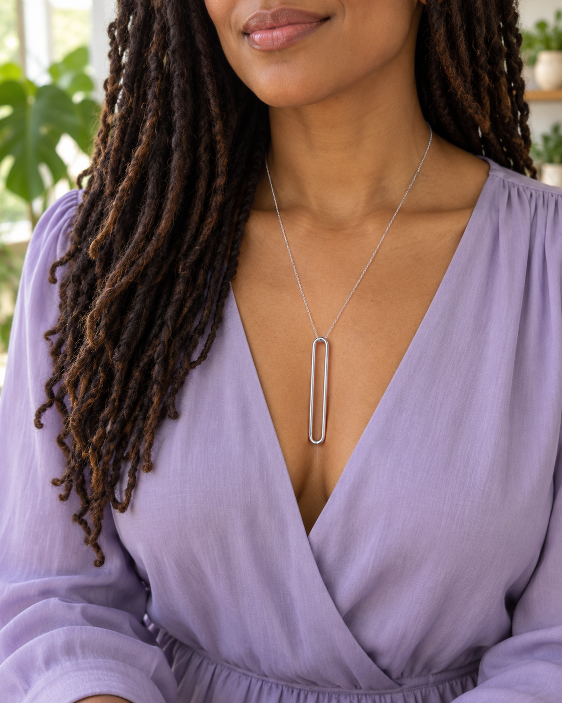 Collier 4300024 en argent 925 porté