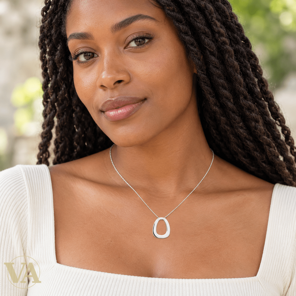 Collier goutte ajourée en argent 925 - Argent 925 - Vindicta